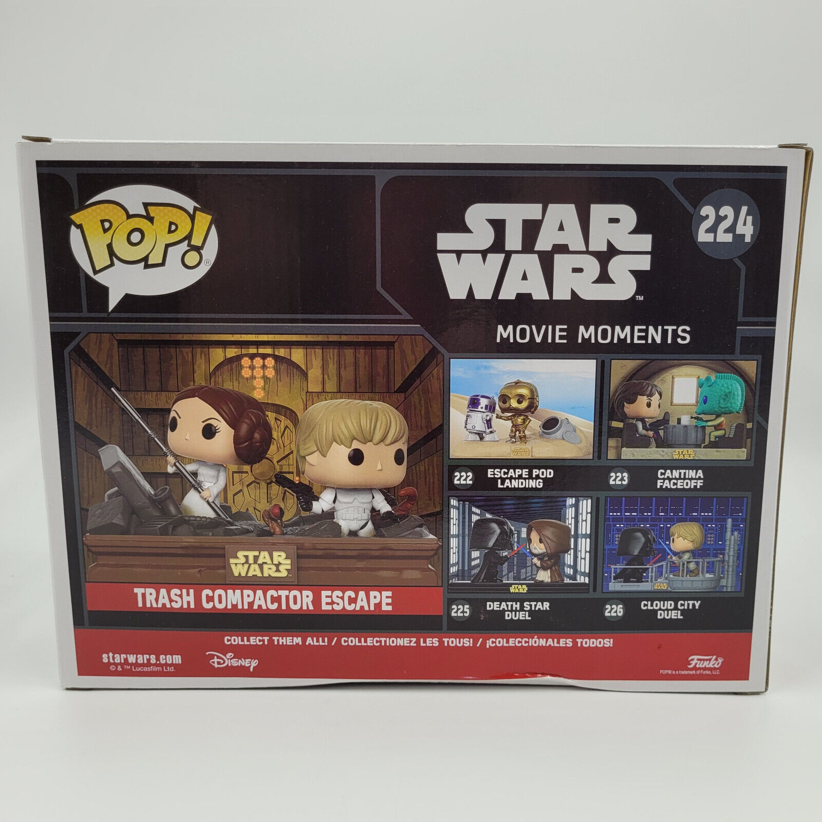 Star Wars Pop Vinyl 224 Trash Compactor Escape (Movie Moments) - Xpress ...